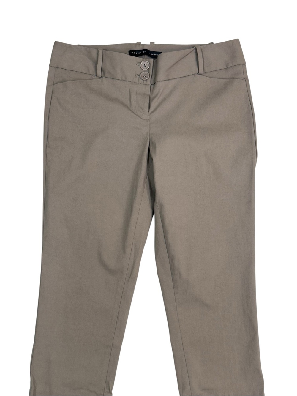 The Limited Straight Leg Dress Pants in Gray/ Beige